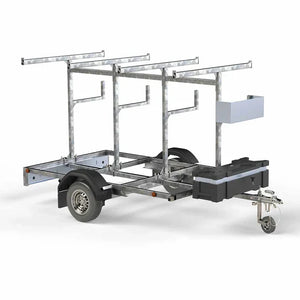 Steigeraanhangers en transporters