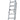 Driedelige ladder 3x9 Maxall recht met stabiliteitsbalk | werkhoogte 6,5 m.