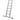 Enkele ladder 1x28 Maxall recht met stabiliteitsbalk