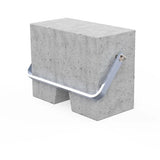 SGS Slim (Plus) dakrandbeveiliging betonblok plat dak