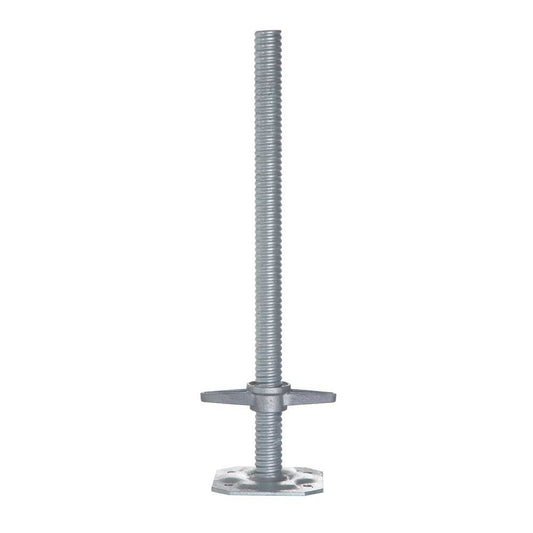 Euroscaffold Voetplaat met stalen spindel 60 cm