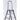 Lichtgewicht dubbele trap 2x8 treden