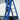 3 delige ladder 3x10 treden (blauwe coating)