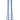 3 delige ladder 3x14 treden (blauwe coating)