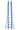 3 delige ladder 3x14 treden (blauwe coating)