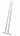 Tweedelige ladder 2x14 Maxall recht met stabiliteitsbalk | werkhoogte 7,5 m.