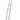 Tweedelige ladder 2x10 Maxall recht met stabiliteitsbalk | werkhoogte 5,15 m.