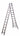Tweedelige ladder 2x10 Maxall premium | werkhoogte 5,15 m.