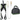 Complete standaard set valbeveiliging steiger met 1 steigerhaak One Size