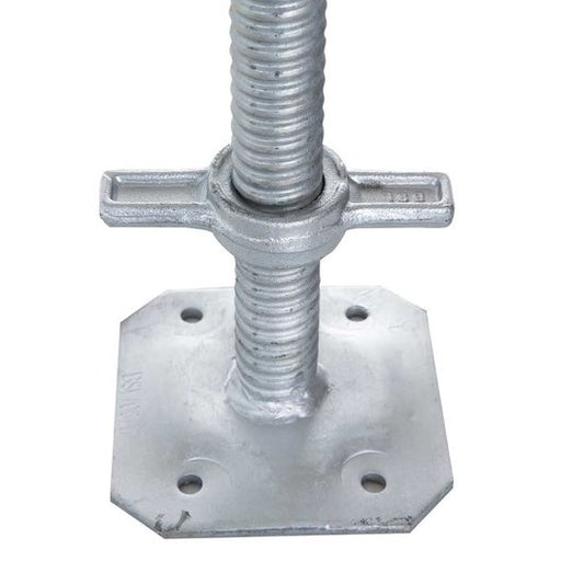 Euroscaffold Voetplaat met stalen spindel 60 cm